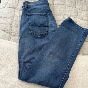 Men's Blue Straight Jeans